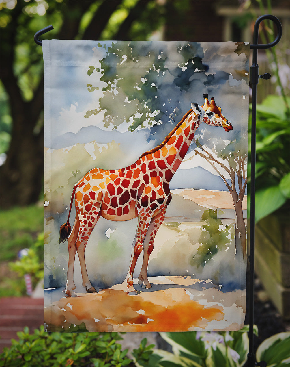 Giraffe Garden Flag - One Color / One Size - Home & Garden - Home Decor - Flags Banners & Accessories