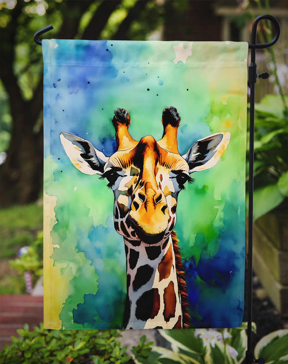 Giraffe Garden Flag - One Color / One Size - Home & Garden - Home Decor - Flags Banners & Accessories
