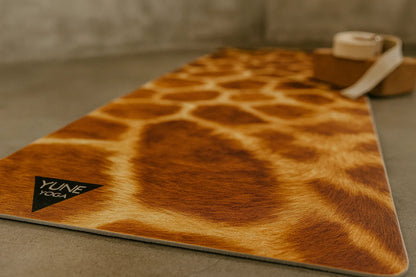 Giraffe Print Eco Yoga Mat – 6mm Support Non-Slip Surface - One Color / One Size - Sports & Entertainment - Fitness &