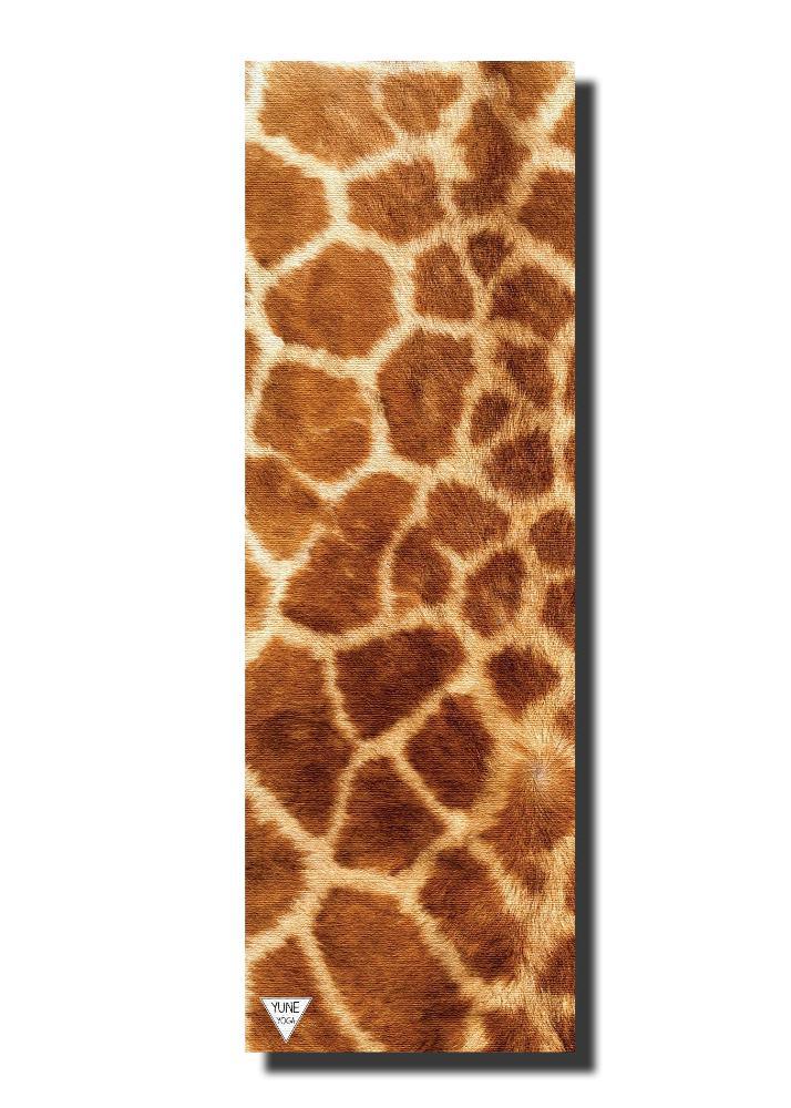 Giraffe Print Eco Yoga Mat – 6mm Support Non-Slip Surface - One Color / One Size - Sports & Entertainment - Fitness &