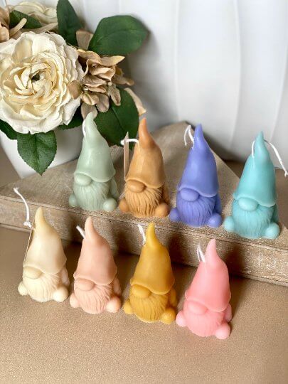 Gnome Scented Candle Handcrafted Home Decor - Almond / Unscented - Home & Garden - Home Decor - Candles & Holders
