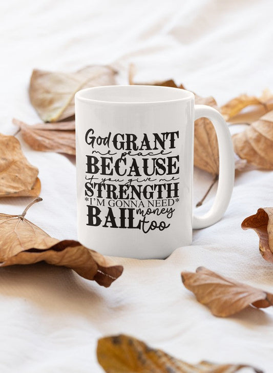 God Grant Me Peace Mug - One Color / One Size - Home & Garden - Kitchen Dining & Bar - Coffeeware