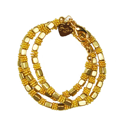 Gold Cube Bracelet - One Color / One Size - Jewelry & Accessories - Bracelets & Bangles