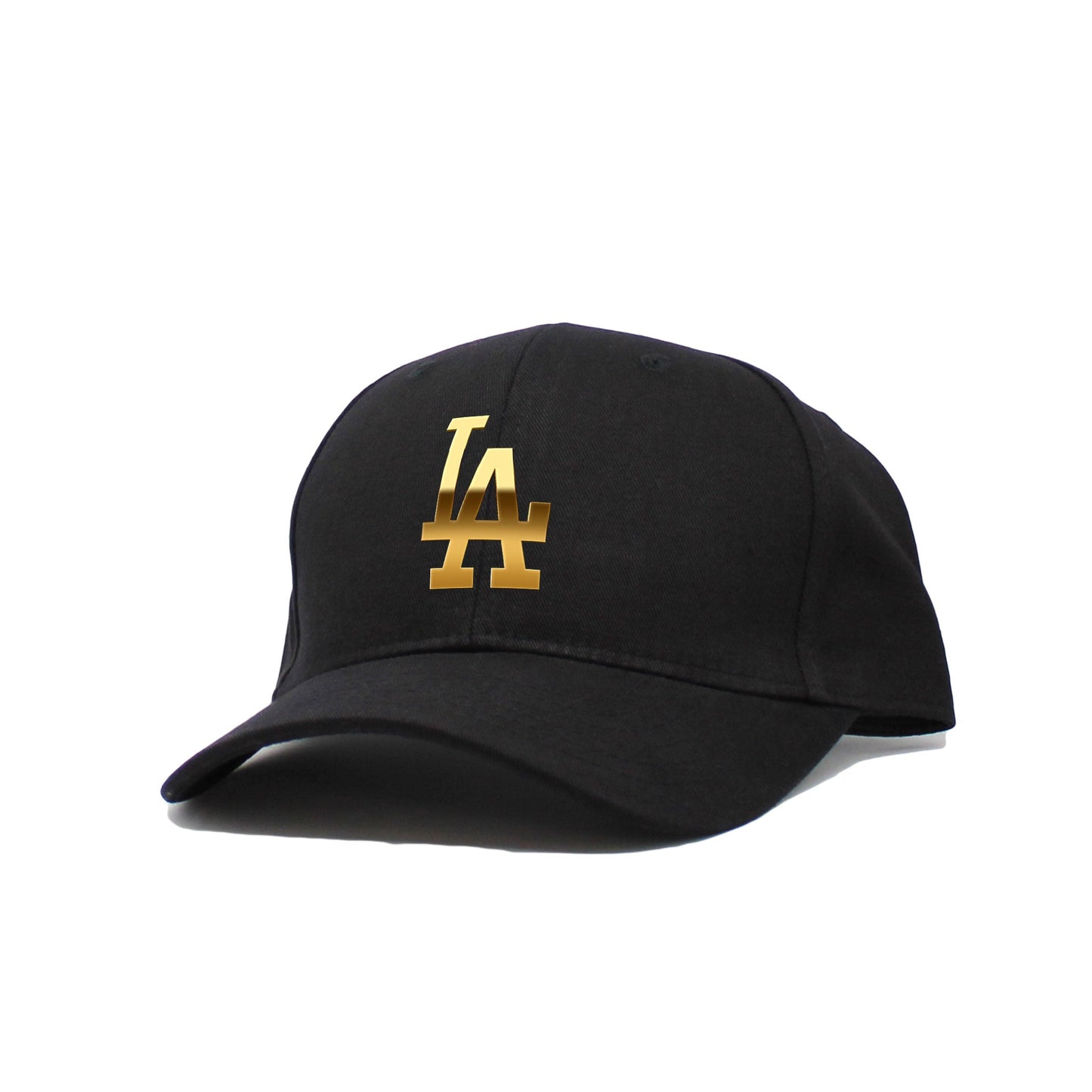 Gold LA Dad Hat - Men’s Fashion - Men’s Accessories - Men’s Hats - Men’s Baseball Caps