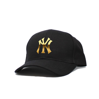 Gold NY Dad Hat - Men’s Fashion - Men’s Accessories - Men’s Hats - Men’s Baseball Caps