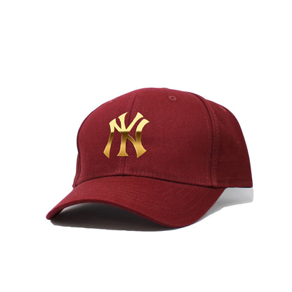 Gold NY Dad Hat - Men’s Fashion - Men’s Accessories - Men’s Hats - Men’s Baseball Caps