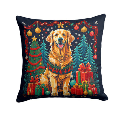 Golden Retriever Christmas Throw Pillow - One Color / One Size - Home & Garden - Home Textile - Pillows