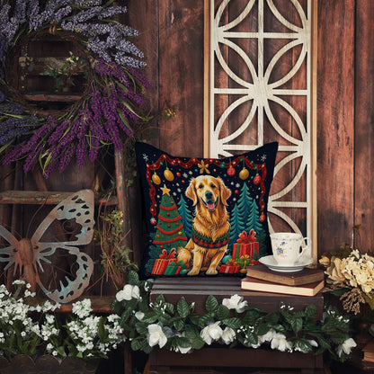 Golden Retriever Christmas Throw Pillow - One Color / One Size - Home & Garden - Home Textile - Pillows