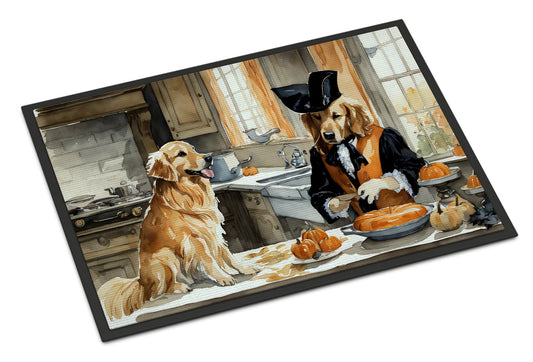 Golden Retriever Fall Kitchen Pumpkins Doormat - One Color / One Size - Home & Garden - Home Textile - Carpets & Rugs