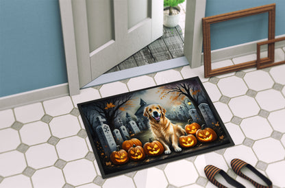 Golden Retriever Spooky Halloween Doormat - One Color / One Size - Home & Garden - Home Textile - Carpets & Rugs