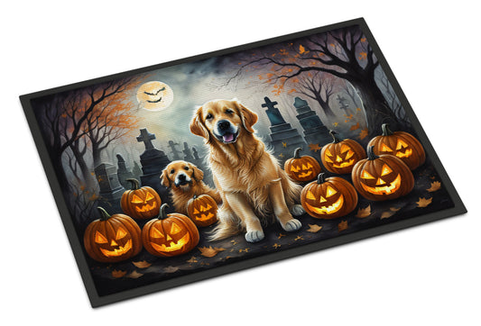 Golden Retriever Spooky Halloween Doormat - One Color / One Size - Home & Garden - Home Textile - Carpets & Rugs