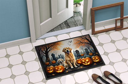 Golden Retriever Spooky Halloween Doormat - One Color / One Size - Home & Garden - Home Textile - Carpets & Rugs