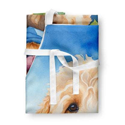 Goldendoodle in Sunflowers Apron - One Color / One Size - Home & Garden - Kitchen Dining & Bar - Table Decoration &