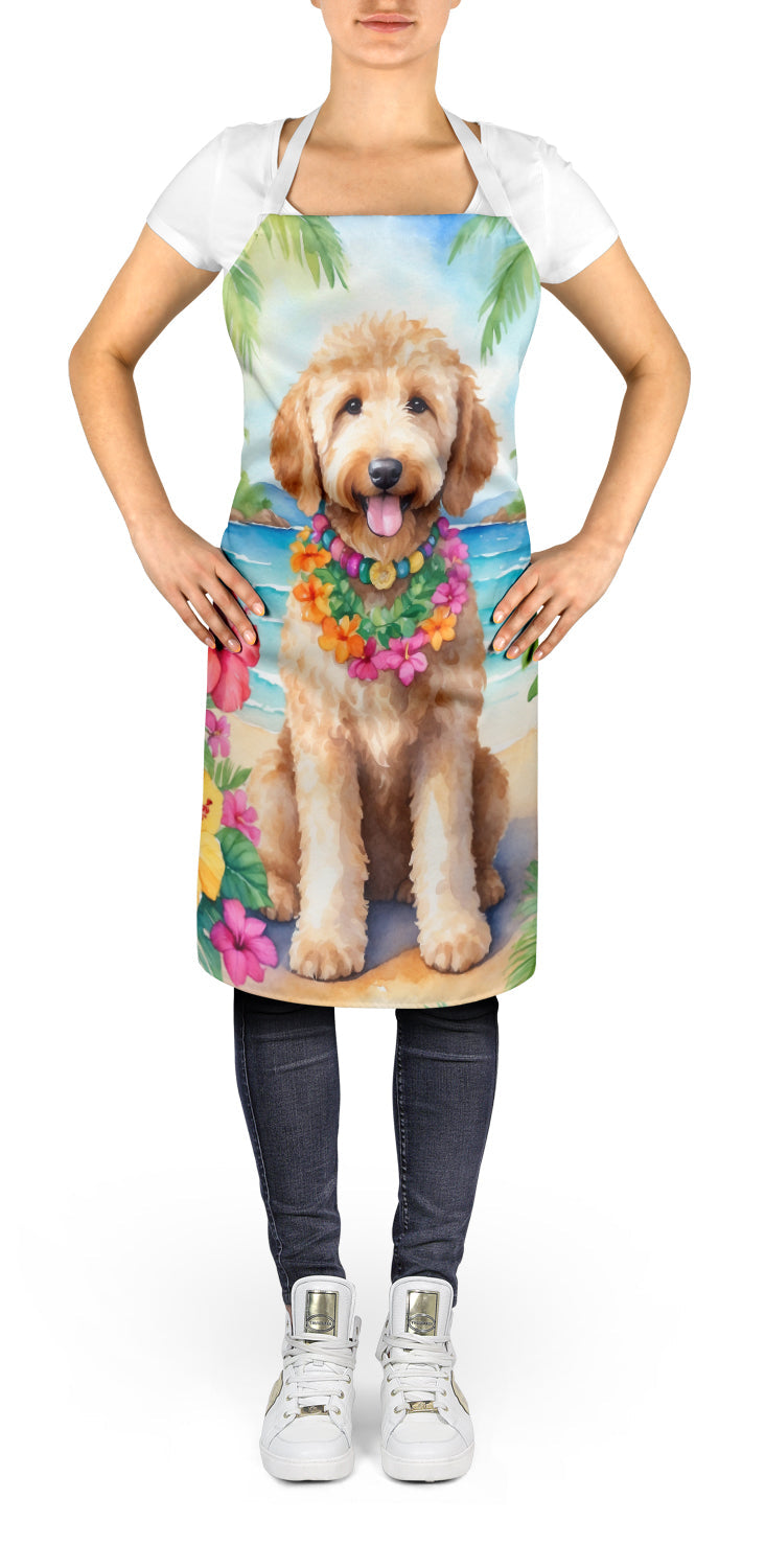Goldendoodle Luau Apron - One Color / One Size - Home & Garden - Kitchen Dining & Bar - Table Decoration & Accessories