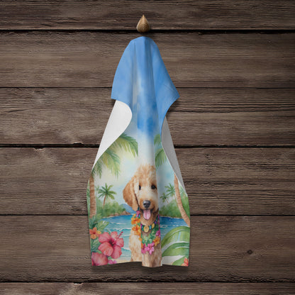 Goldendoodle Luau Kitchen Towel - One Color / One Size - Home & Garden - Home Textile - Towels