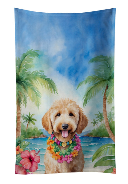 Goldendoodle Luau Kitchen Towel - One Color / One Size - Home & Garden - Home Textile - Towels