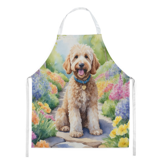 Goldendoodle Spring Path Apron - One Color / One Size - Home & Garden - Kitchen Dining & Bar - Table Decoration &