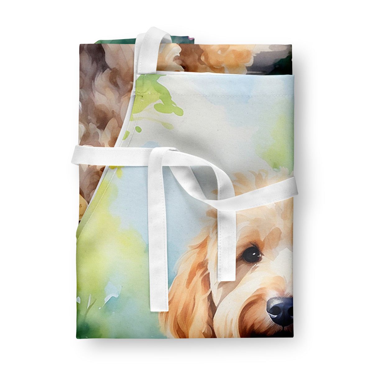 Goldendoodle Spring Path Apron - One Color / One Size - Home & Garden - Kitchen Dining & Bar - Table Decoration &