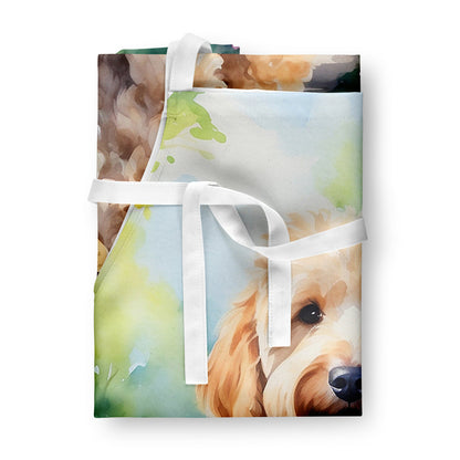 Goldendoodle Spring Path Apron - One Color / One Size - Home & Garden - Kitchen Dining & Bar - Table Decoration &