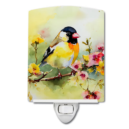 Goldfinch Ceramic Night Light - One Color / One Size - Home & Garden - Home Improvement - Lights & Lighting - Night