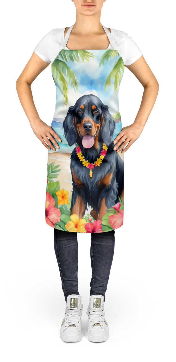 Gordon Setter Luau Apron - One Color / One Size - Home & Garden - Kitchen Dining & Bar - Table Decoration & Accessories