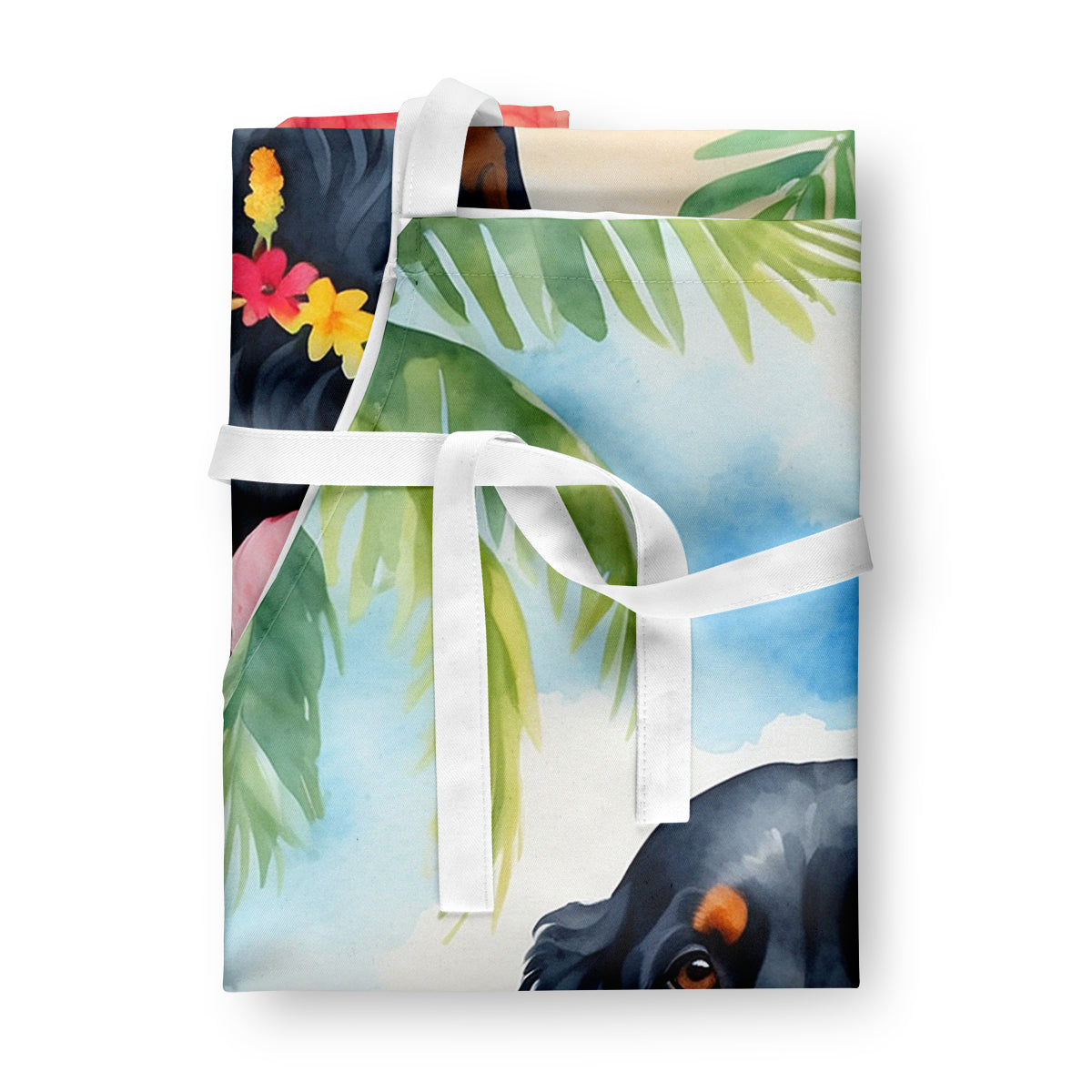 Gordon Setter Luau Apron - One Color / One Size - Home & Garden - Kitchen Dining & Bar - Table Decoration & Accessories