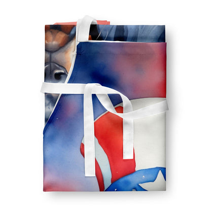 Gordon Setter Patriotic American Apron - One Color / One Size - Home & Garden - Kitchen Dining & Bar - Table Decoration