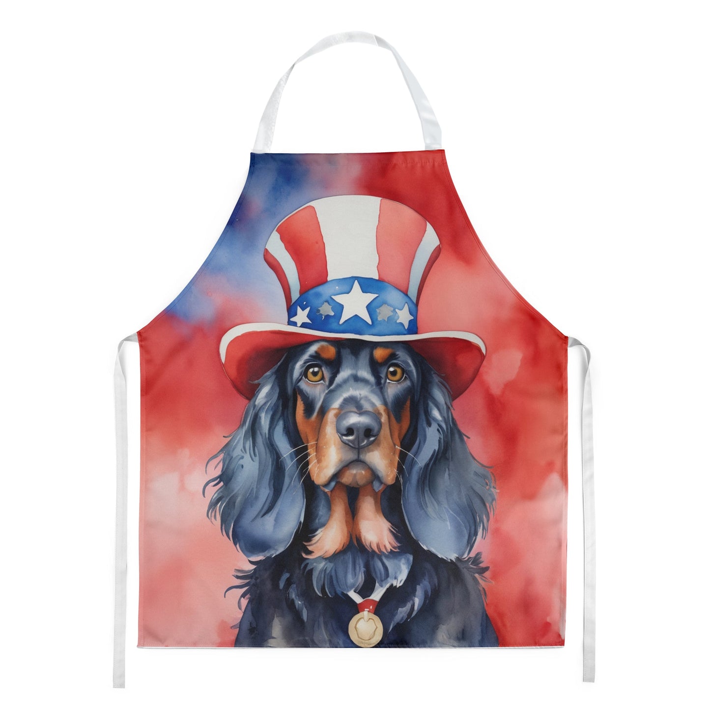 Gordon Setter Patriotic American Apron - One Color / One Size - Home & Garden - Kitchen Dining & Bar - Table Decoration