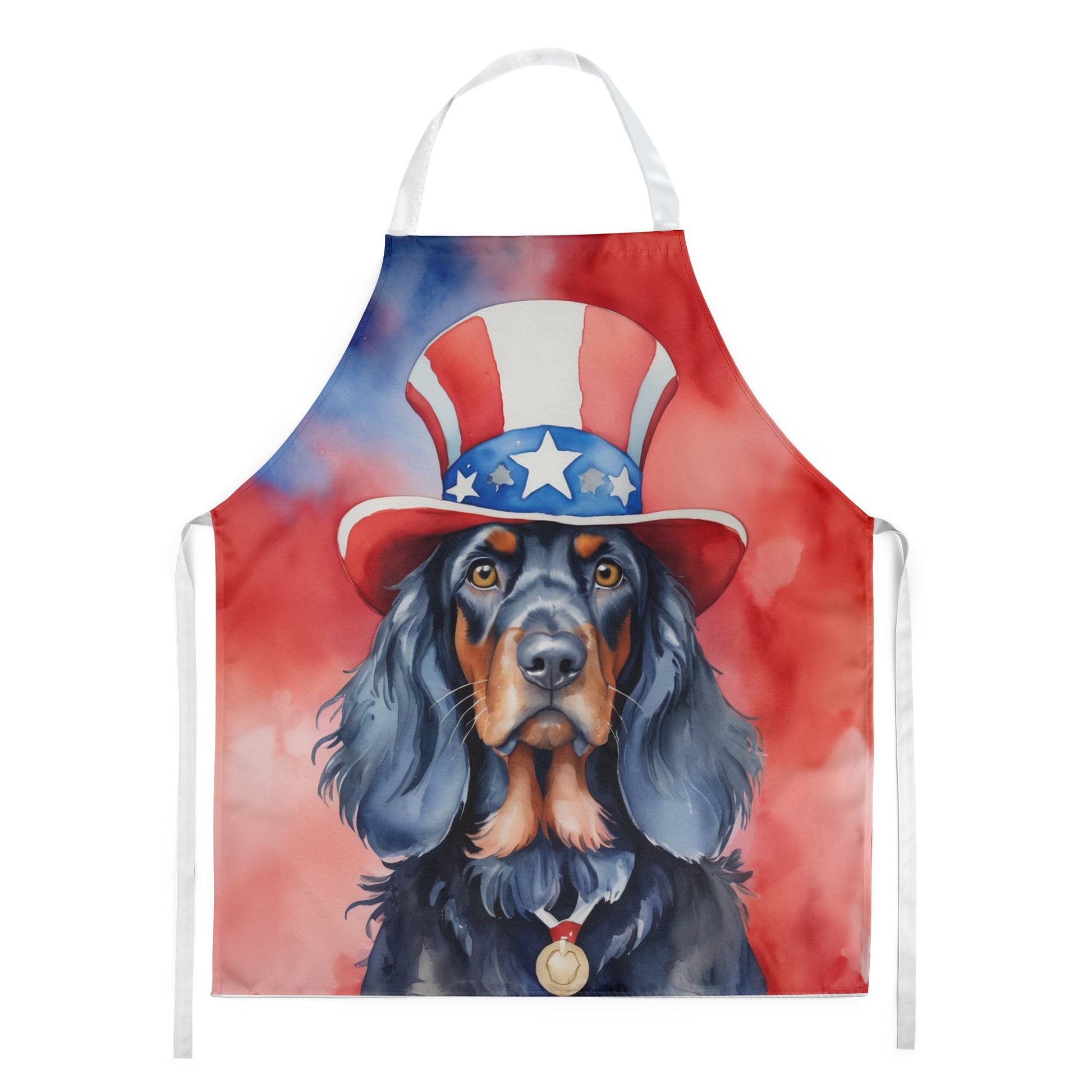 Gordon Setter Patriotic American Apron - One Color / One Size - Home & Garden - Kitchen Dining & Bar - Table Decoration