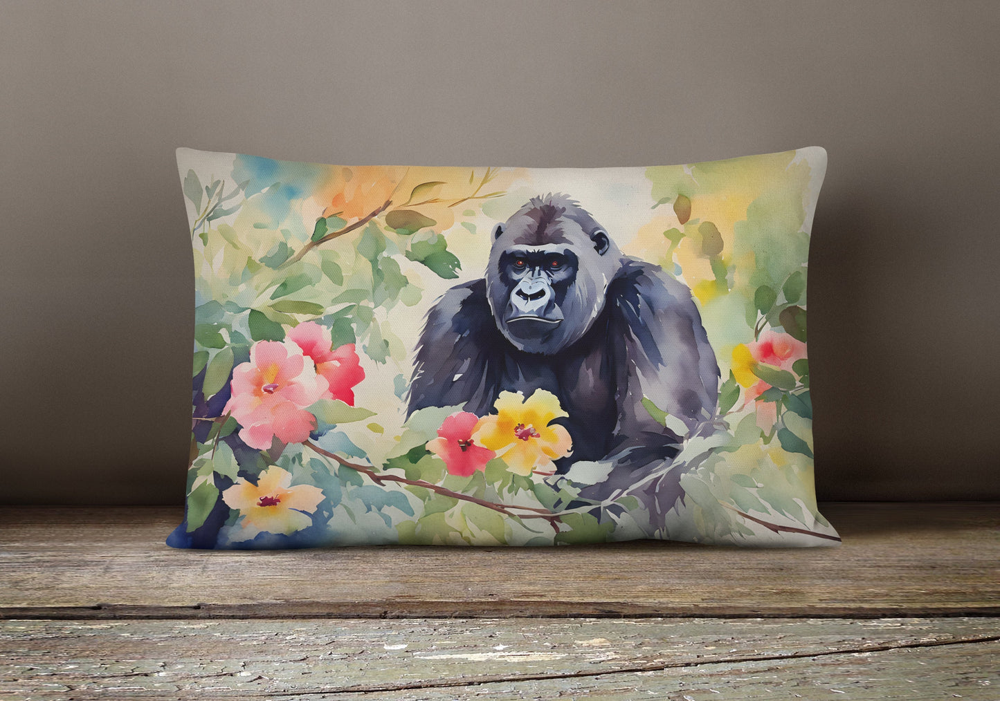Gorilla Throw Pillow - One Color / One Size - Home & Garden - Home Textile - Pillows