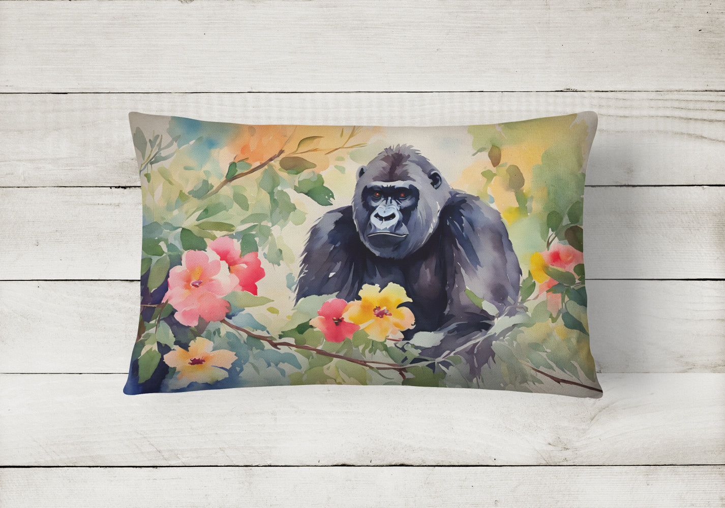 Gorilla Throw Pillow - One Color / One Size - Home & Garden - Home Textile - Pillows