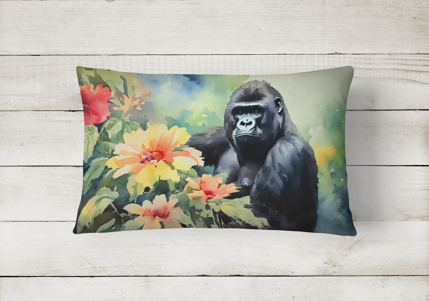 Gorilla Throw Pillow - One Color / One Size - Home & Garden - Home Textile - Pillows