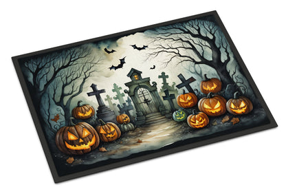 Graveyard Spooky Halloween Doormat - One Color / One Size - Home & Garden - Home Textile - Carpets & Rugs