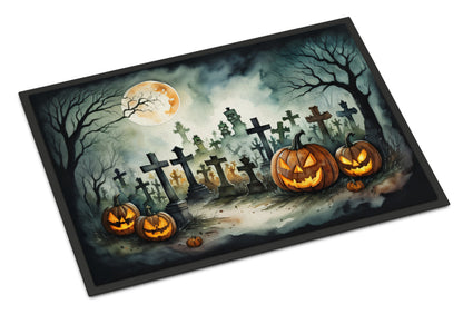 Graveyard Spooky Halloween Doormat - One Color / One Size - Home & Garden - Home Textile - Carpets & Rugs
