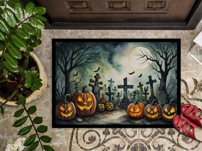 Graveyard Spooky Halloween Doormat - One Color / One Size - Home & Garden - Home Textile - Carpets & Rugs