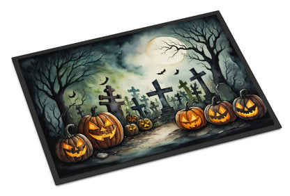 Graveyard Spooky Halloween Doormat - One Color / One Size - Home & Garden - Home Textile - Carpets & Rugs