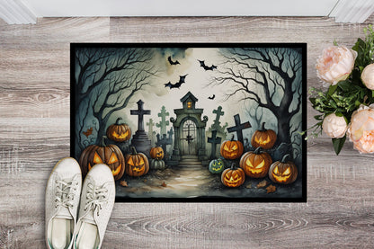 Graveyard Spooky Halloween Doormat - One Color / One Size - Home & Garden - Home Textile - Carpets & Rugs