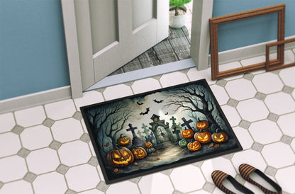 Graveyard Spooky Halloween Doormat - One Color / One Size - Home & Garden - Home Textile - Carpets & Rugs