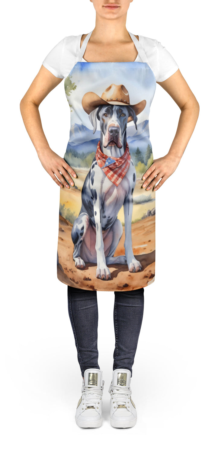 Great Dane Cowboy Welcome Apron - One Color / One Size - Home & Garden - Kitchen Dining & Bar - Table Decoration &