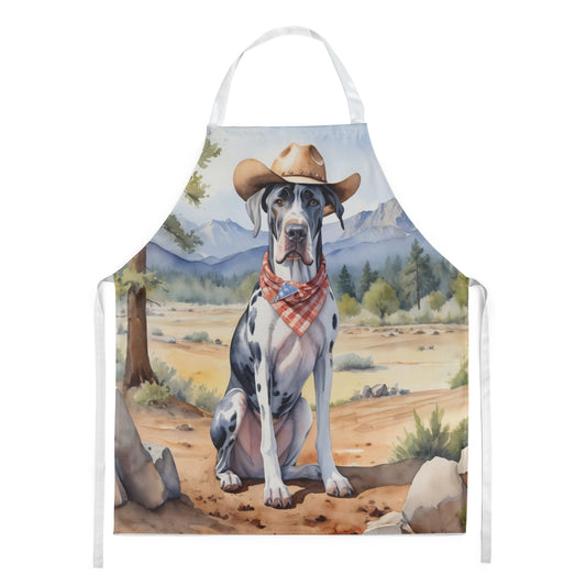 Great Dane Cowboy Welcome Apron - One Color / One Size - Home & Garden - Kitchen Dining & Bar - Table Decoration &
