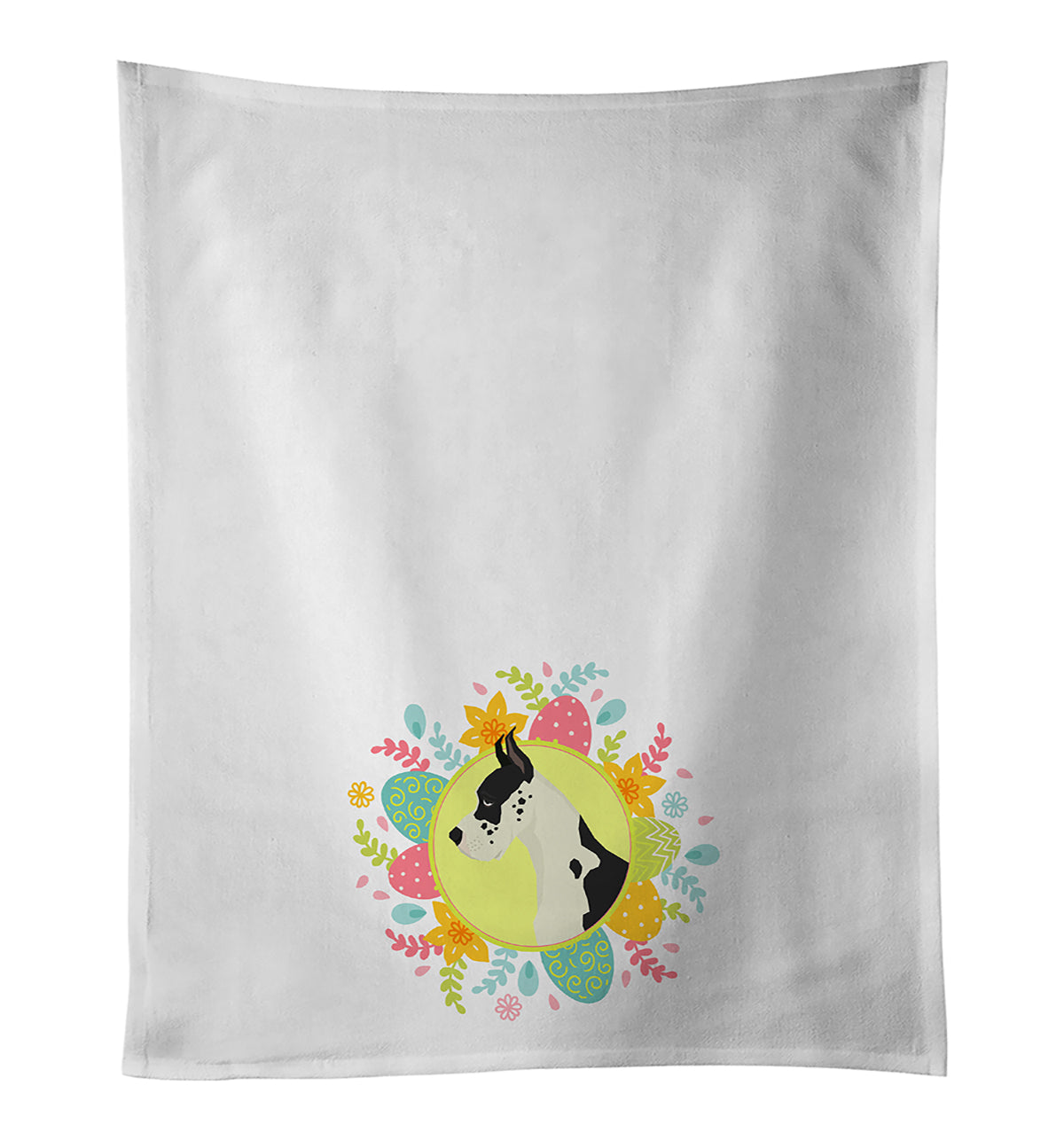 Great Dane Easter Kitchen Towel Set of 2 - One Color / One Size - Home & Garden - Home Textile - Towels