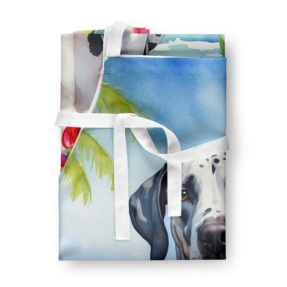 Great Dane Luau Apron - One Color / One Size - Home & Garden - Kitchen Dining & Bar - Table Decoration & Accessories