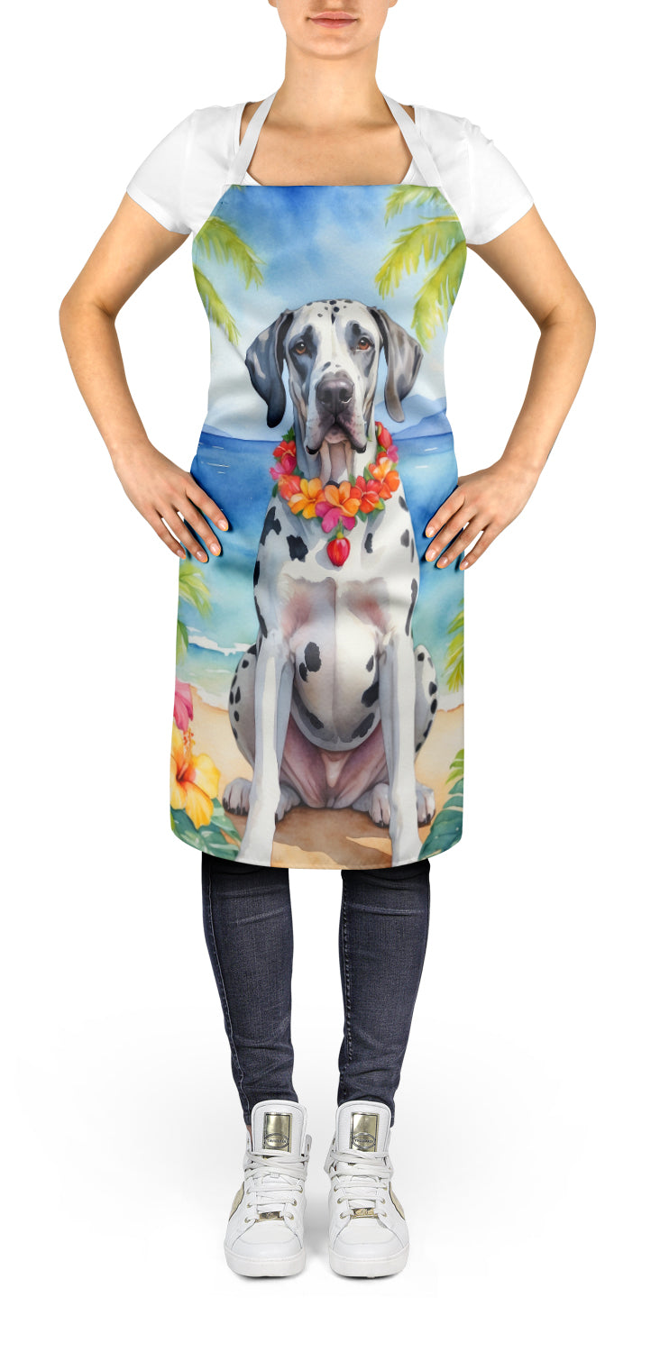 Great Dane Luau Apron - One Color / One Size - Home & Garden - Kitchen Dining & Bar - Table Decoration & Accessories
