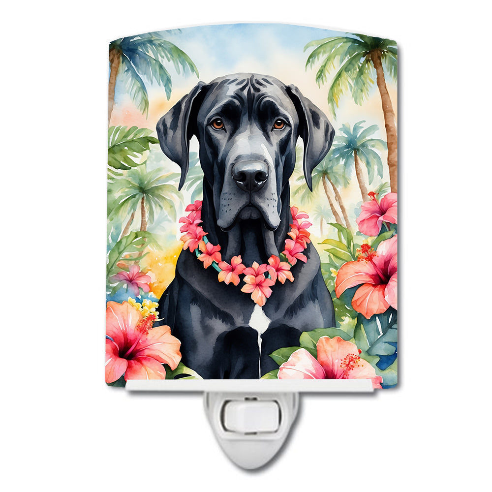 Great Dane Luau Ceramic Night Light - One Color / One Size - Home & Garden - Home Improvement - Lights & Lighting