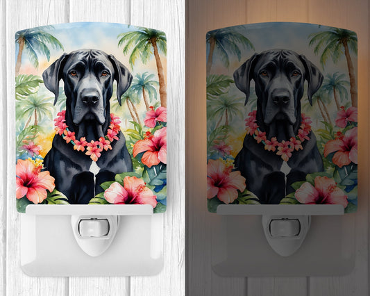 Great Dane Luau Ceramic Night Light - One Color / One Size - Home & Garden - Home Improvement - Lights & Lighting