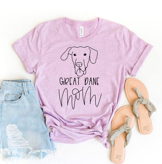 Great Dane Mom T-Shirt - Women’s Fashion - Women’s Clothing - Tops & Tees - T-Shirts