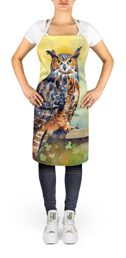 Great Horned Owl Apron - One Color / One Size - Home & Garden - Kitchen Dining & Bar - Table Decoration & Accessories