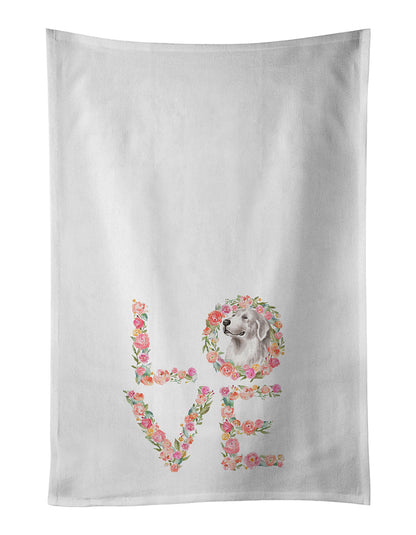 Great Pyrenees #2 Love Kitchen Towel Set of 2 - One Color / One Size - Home & Garden - Home Textile - Towels