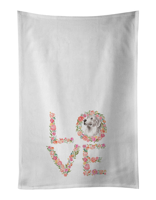 Great Pyrenees #2 Love Kitchen Towel Set of 2 - One Color / One Size - Home & Garden - Home Textile - Towels