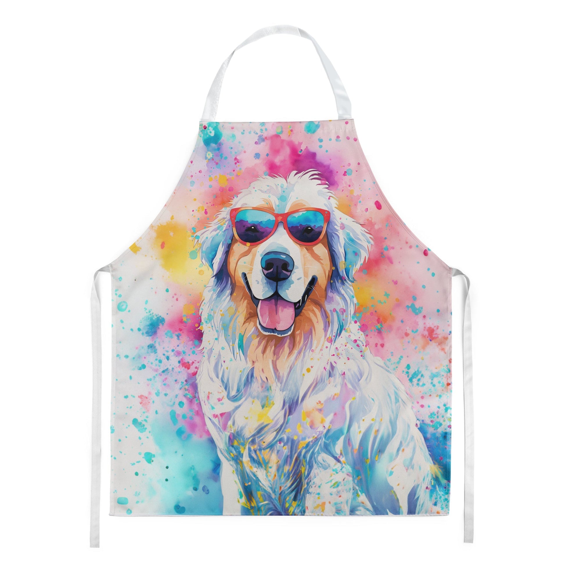 Great Pyrenees Hippie Dawg Apron - One Color / One Size - Home & Garden - Kitchen Dining & Bar - Table Decoration &